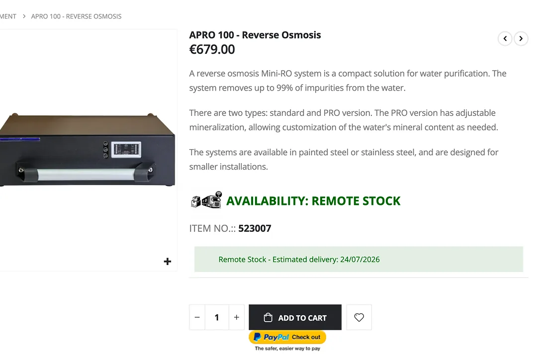 ERP-driven product availability and delivery estimates on the storefront
