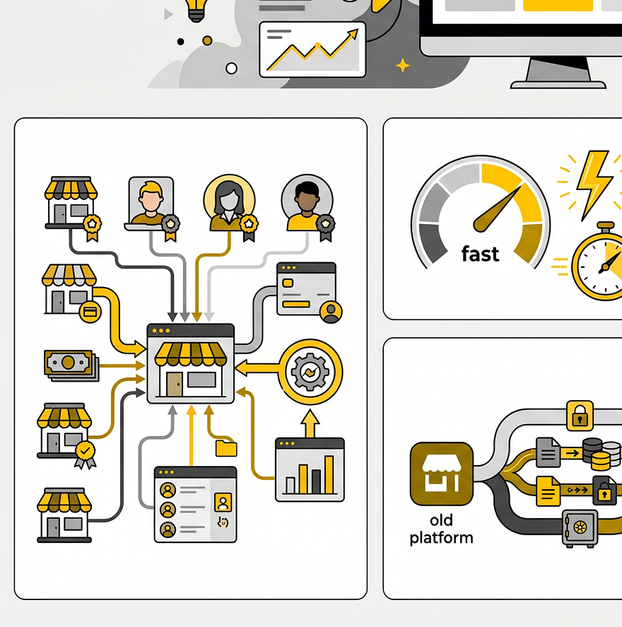Dashboard mockup