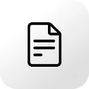 icon document white